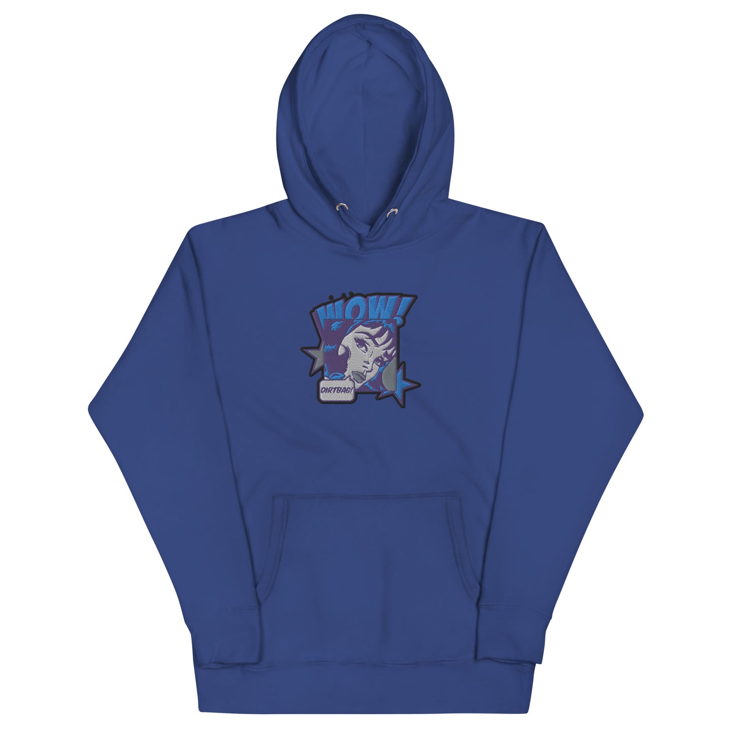 BLUE COMIC DIRTBAG HOODIE