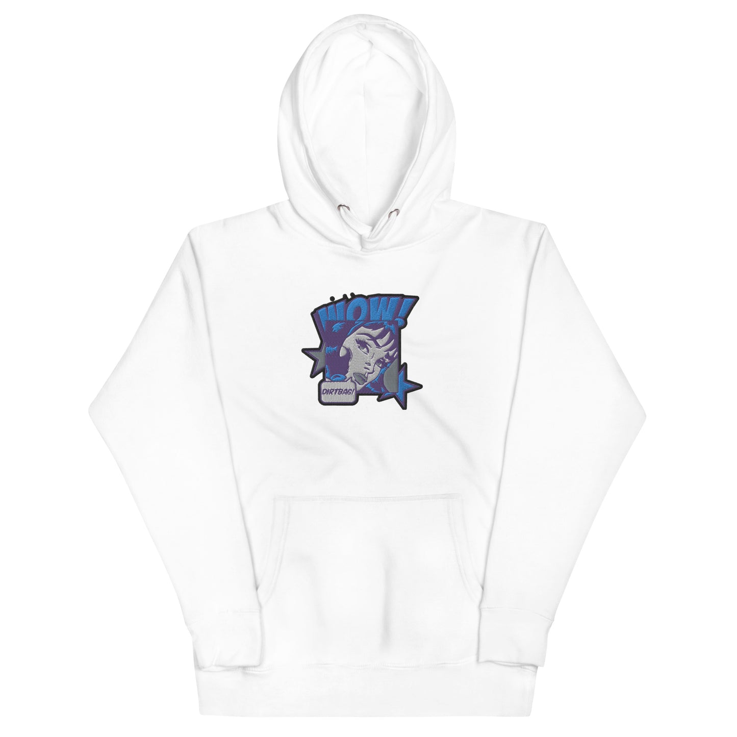 BLUE COMIC DIRTBAG HOODIE